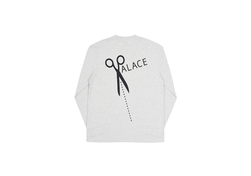 Palace Scissor Longsleeve Grey Marl