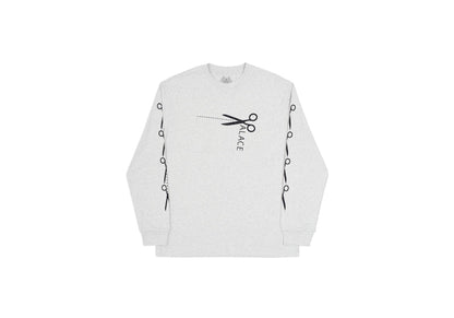 Palace Scissor Longsleeve Grey Marl