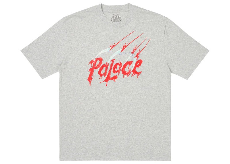 Palace Scratchy T-Shirt Grey Marl