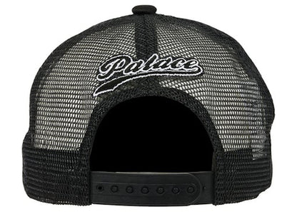 Palace Script Mesh Back 5-Panel Black