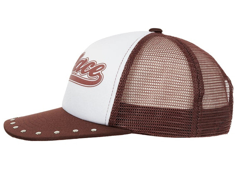 Palace Script Mesh Back 5-Panel Brown