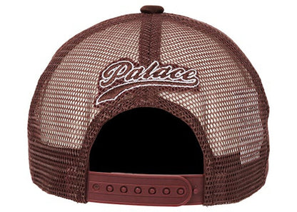 Palace Script Mesh Back 5-Panel Brown