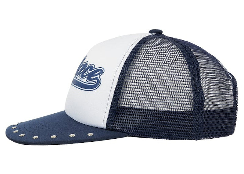 Palace Script Mesh Back 5-Panel Navy