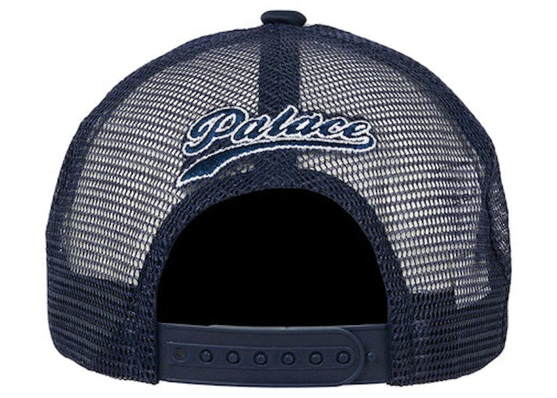 Palace Script Mesh Back 5-Panel Navy