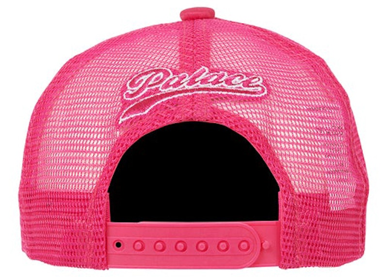 Palace Script Mesh Back 5-Panel Pink