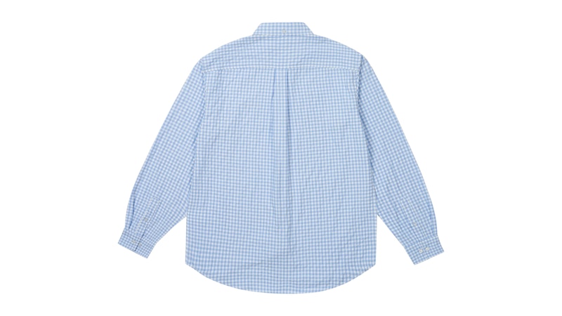Palace Seersucker Oxford Shirt Blue Gingham