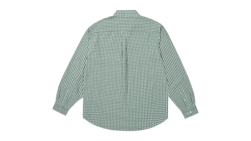Palace Seersucker Oxford Shirt Green Gingham