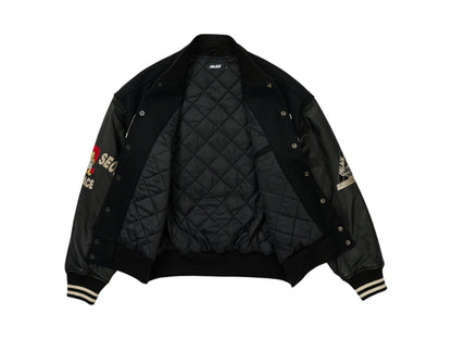 Palace Seoul 2 Seoul Varsity Jacket Black