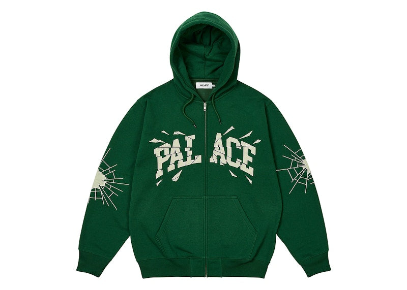 Palace Shatter Zip Hood Racey Green