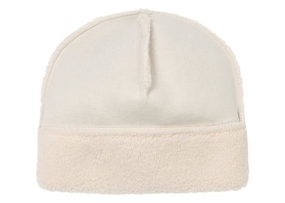 Palace Shearling Beanie Soft White