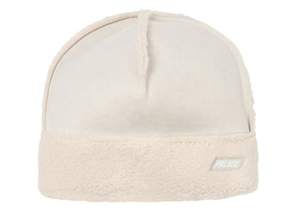 Palace Shearling Beanie Soft White