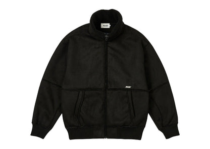 Palace Sherpa Faux Suede Funnel Black