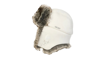 Palace Sherpa Faux Suede Trooper White