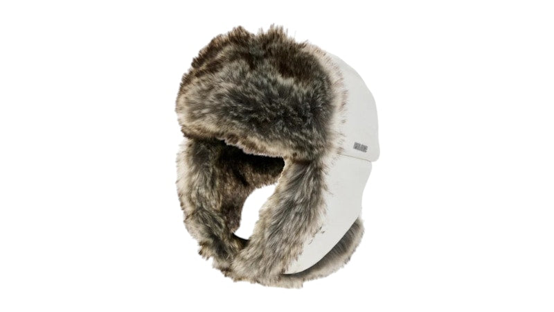 Palace Sherpa Faux Suede Trooper White