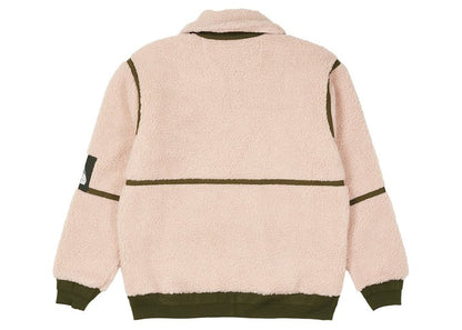 Palace Sherpa Flight Jacket Pink/Olive