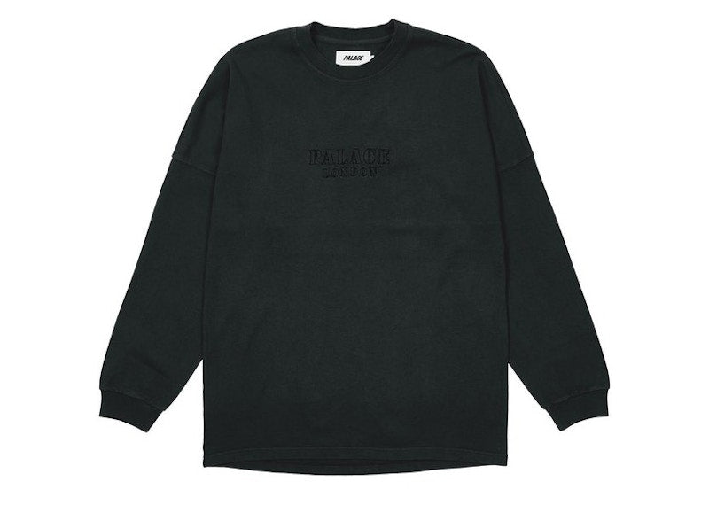 Palace Shop Drop Shoulder Longsleeve Black - London