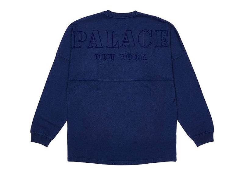 Palace Shop Drop Shoulder Longsleeve Navy - New York