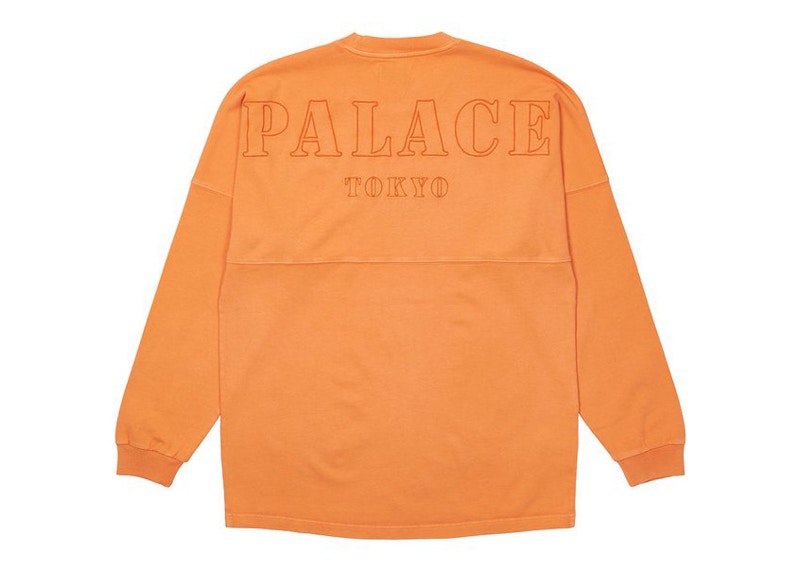 Palace Shop Drop Shoulder Longsleeve Orange - Tokyo