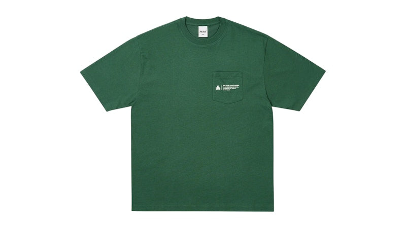 Palace Shop Locator Pocket Apgujeong T-Shirt Racey Green