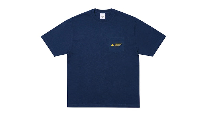 Palace Shop Locator Pocket Hongdae T-Shirt Navy