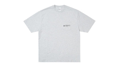 Palace Shop Locator Pocket Los Angeles T-Shirt Grey Marl