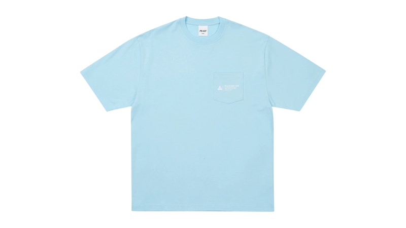 Palace Shop Locator Pocket New York T-Shirt Ocean Blue