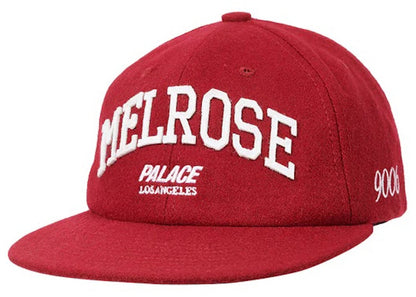 Palace Shop PAL Hat Los Angeles Burgundy