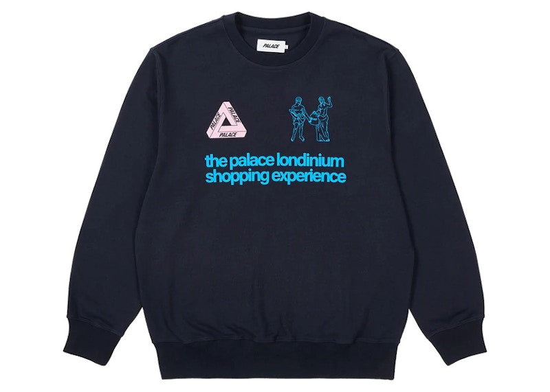 Palace Shopping Experience Crew Navy