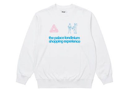 Palace Shopping Experience Crew White