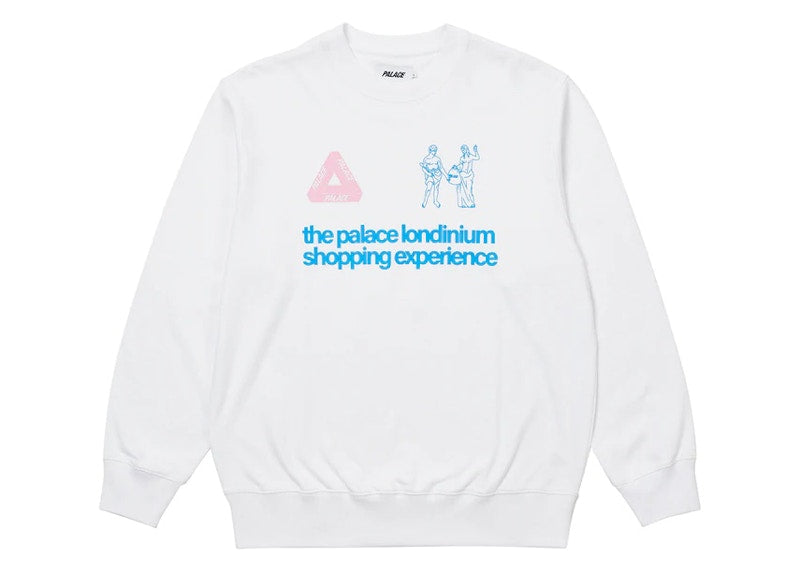 Palace Shopping Experience Crew White
