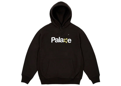 Palace Signature Hood (FW23) Black