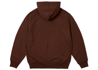 Palace Signature Hood (FW23) Nice Brown
