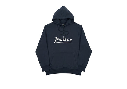 Palace Signature Hood Navy