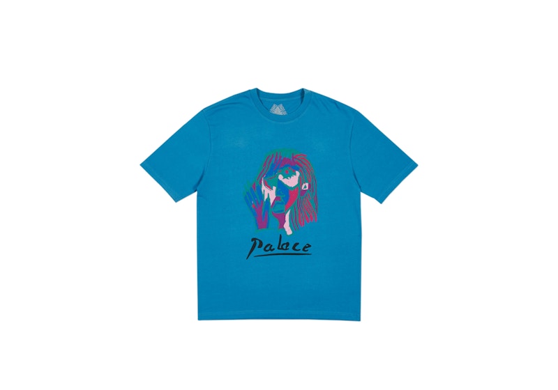 Palace Signature T-shirt Blue