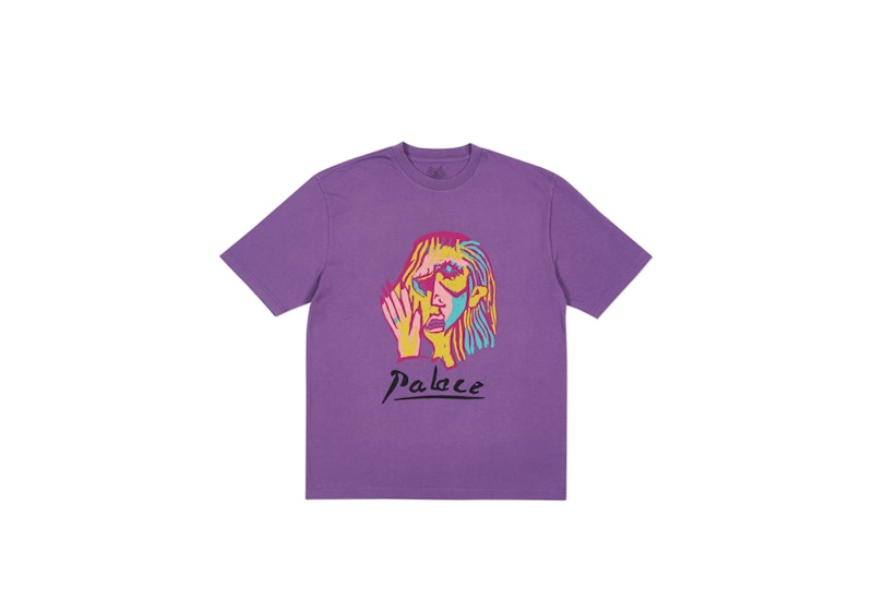 Palace Signature T-shirt Purple