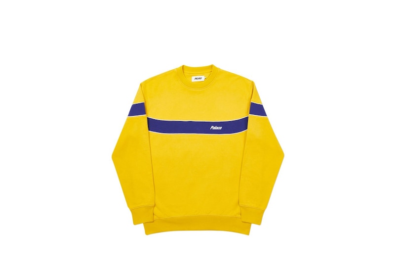 Palace Single Crew Yellow