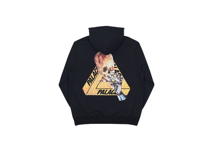 Palace Skeledon Hood Black/Yellow
