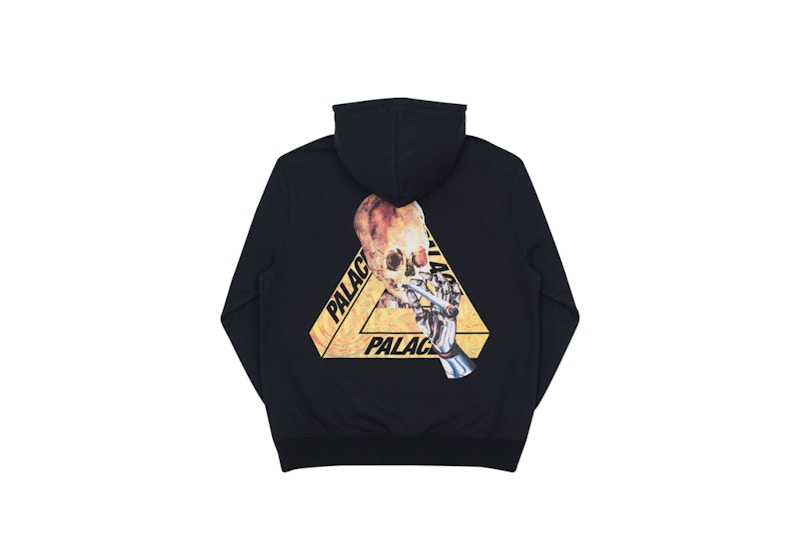 Palace Skeledon Hood Black/Yellow