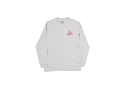 Palace Skeledon Longsleeve Grey Marl/Pink