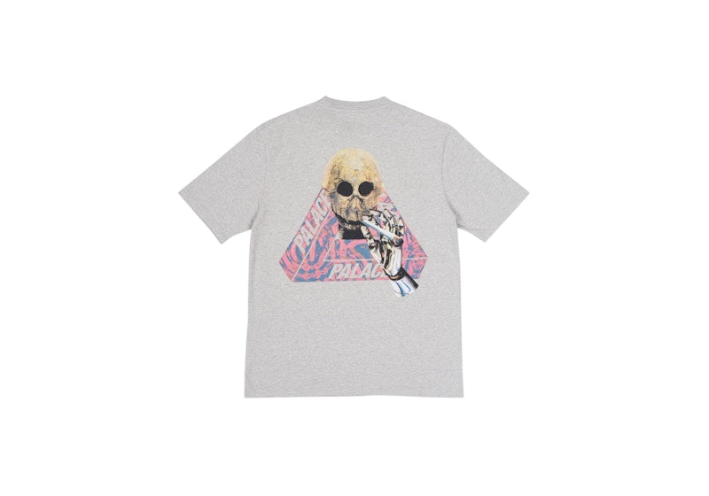 Palace Skeledon T-shirt Grey Marl