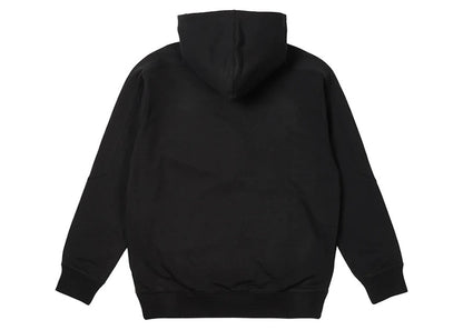 Palace Slant 1/4 Zip Hood Black