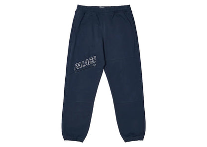 Palace Slant Zip Joggers Blue