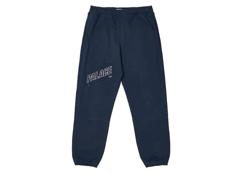 Palace Slant Zip Joggers Blue