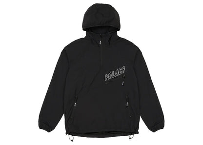 Palace Slant Zip Shell Jacket Black