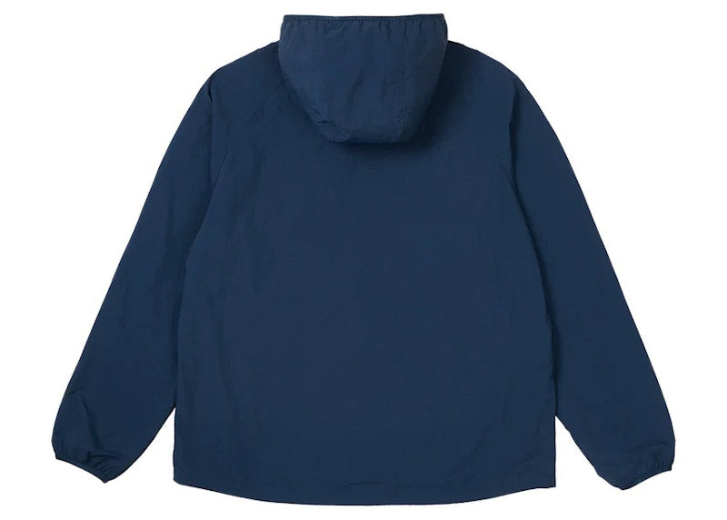 Palace Slant Zip Shell Jacket Blue