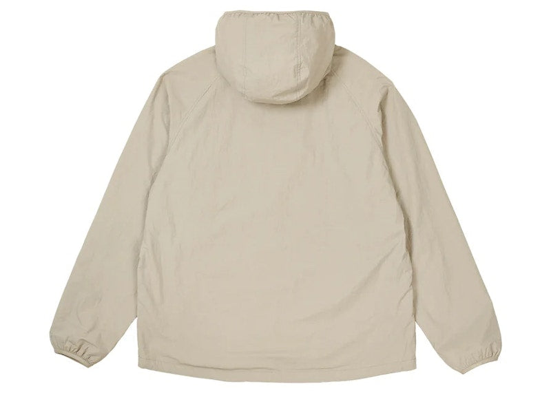 Palace Slant Zip Shell Jacket Grey