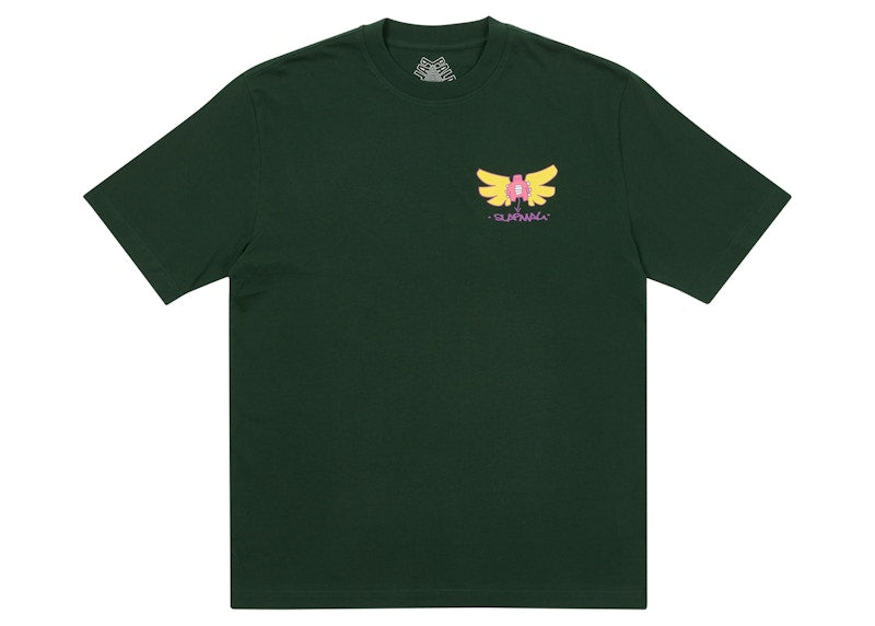 Palace Slap Angel T-shirt Dark Green