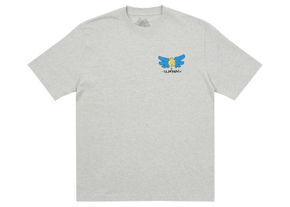 Palace Slap Angel T-shirt Grey Marl