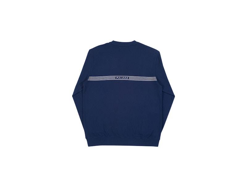 Palace Slicky Crew Navy