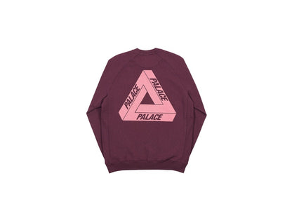 Palace Slub Crew Burgundy